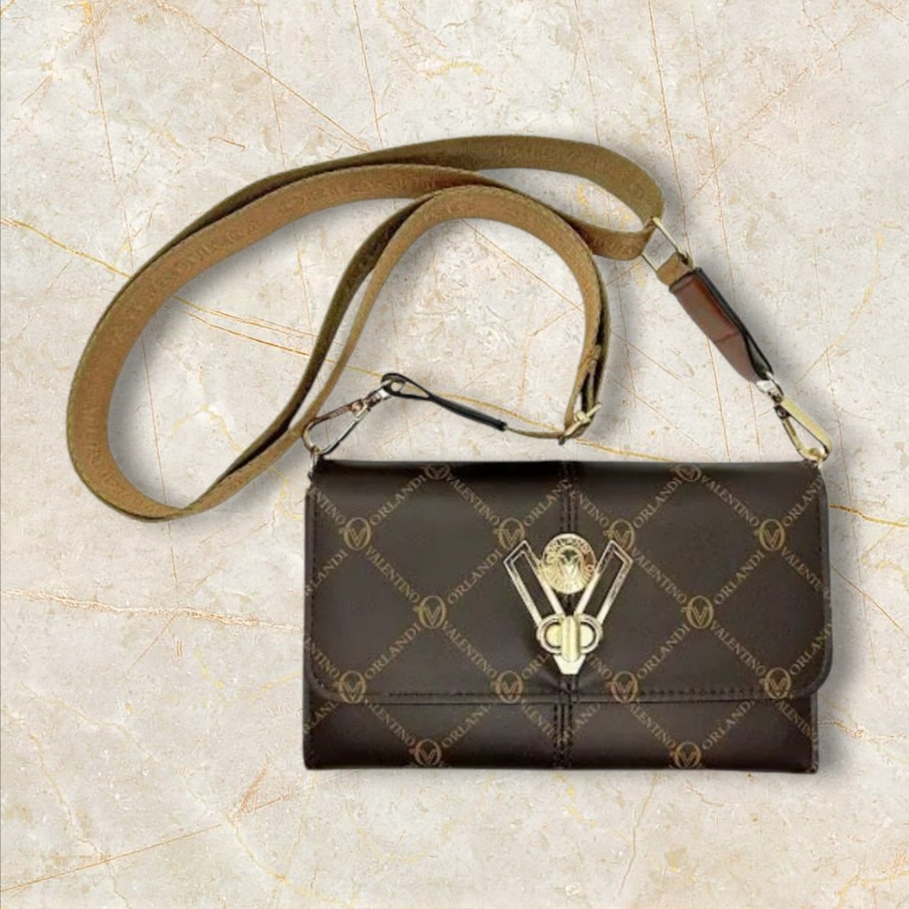Valentino Orlandi NWT BROWN CROSSBODY - Picture 6 of 16